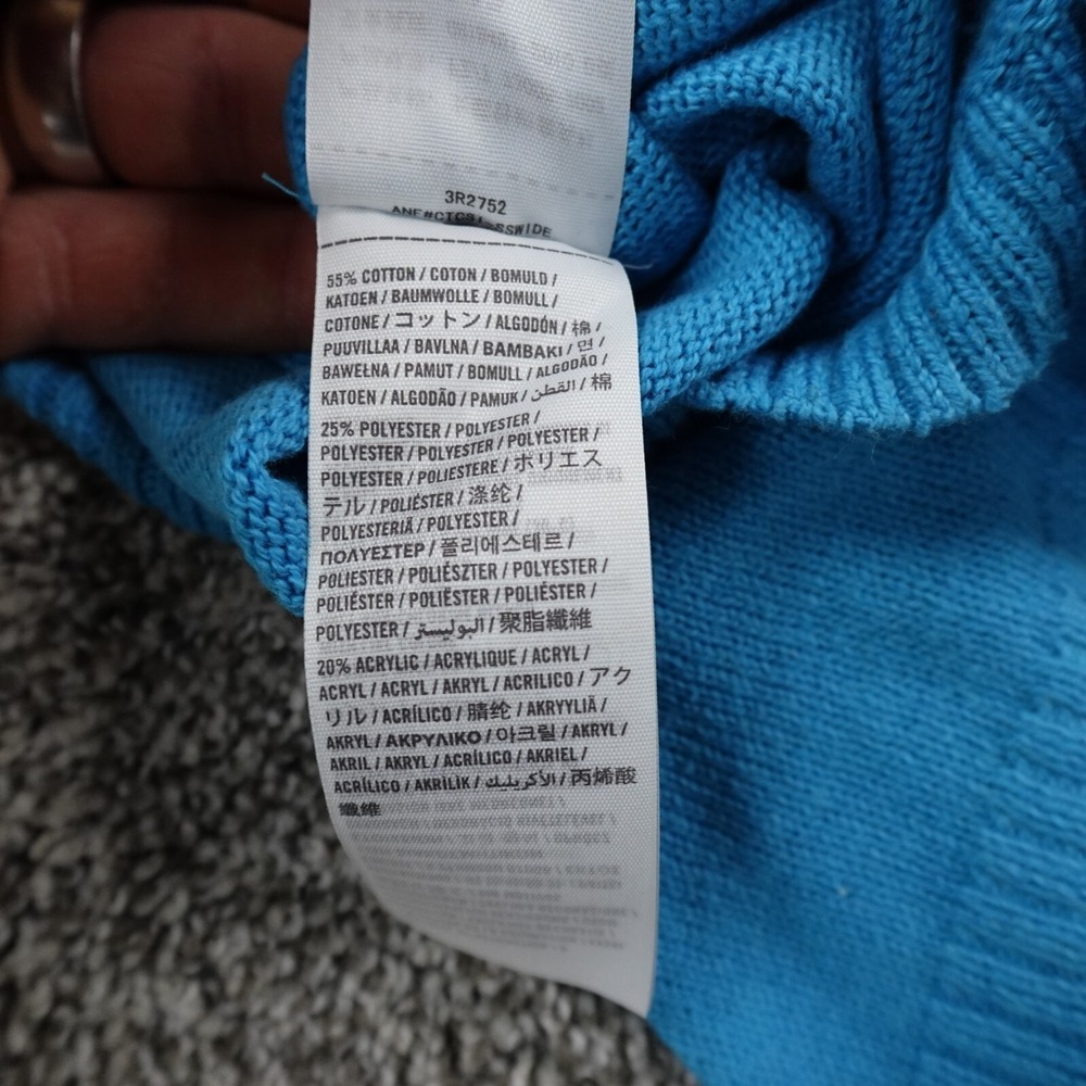 Hollister Sweater Womens M Blue Knit Pullover Sweatshirt Casual Preppy Surf HCO - Picture 12 of 13